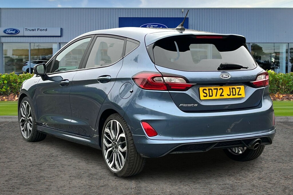 Ford Fiesta 1.0 Ecoboost St-line X 5Dr- With Adaptive Cruse Co SD72JDZ Blue #2