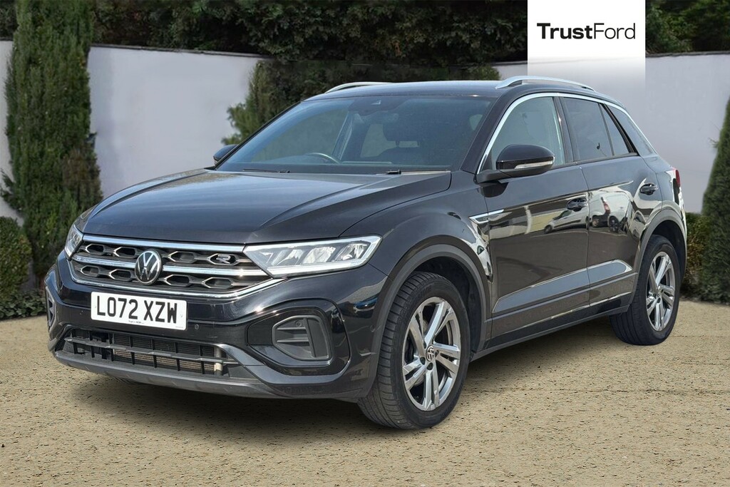 Volkswagen T-Roc 1.5 Tsi R-line Dsg With Front Rear Sensors LO72XZW Black #5