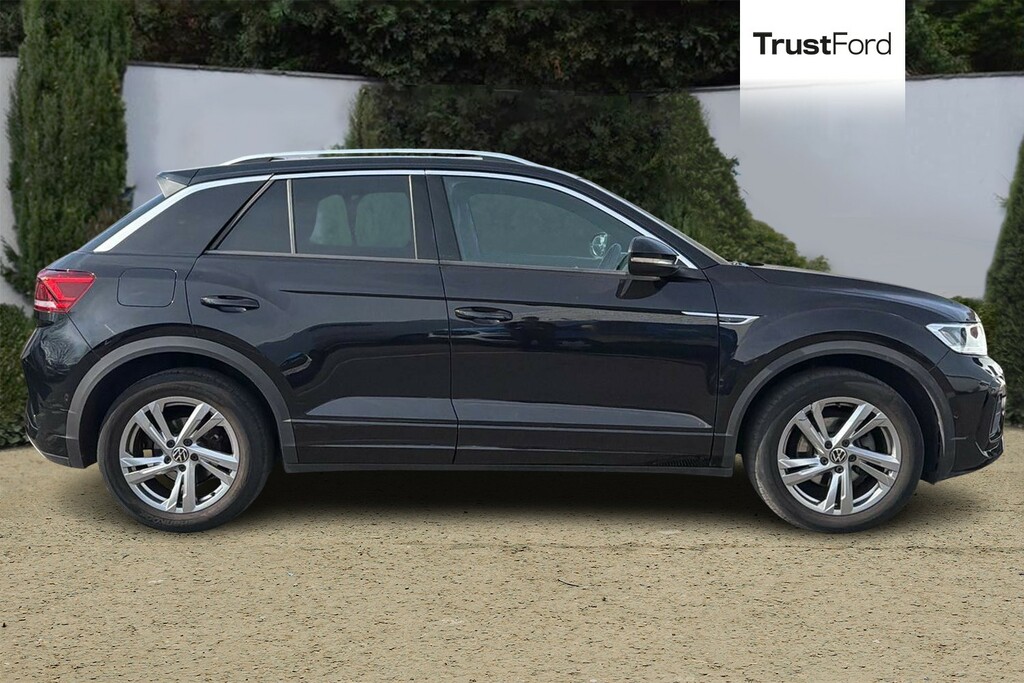 Volkswagen T-Roc 1.5 Tsi R-line Dsg With Front Rear Sensors LO72XZW Black #3