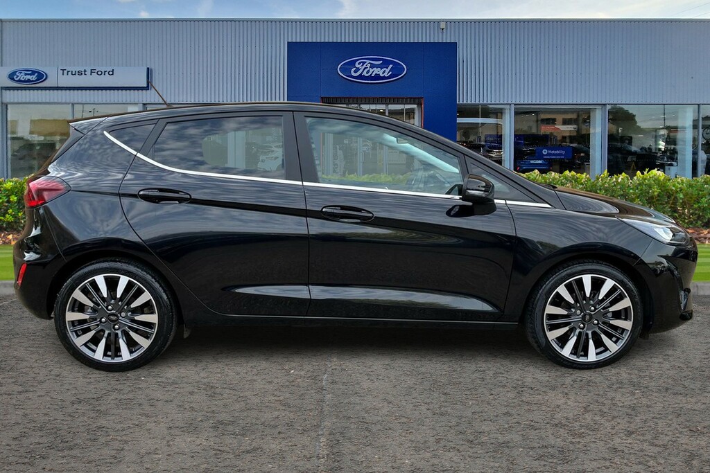 Ford Fiesta 1.0 Ecoboost Hbd Mhev 125 Titanium X AJ72TPZ Black #3