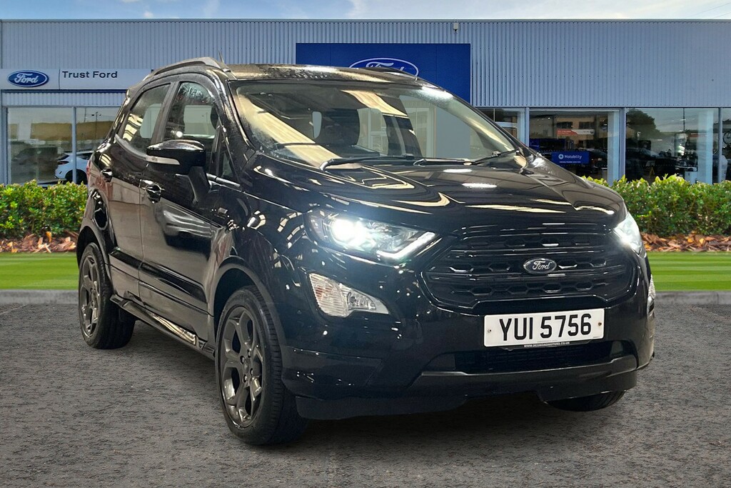 Ford Ecosport 1.0 Ecoboost 125 St-line 5Dr- Parking Sensors Ca Black