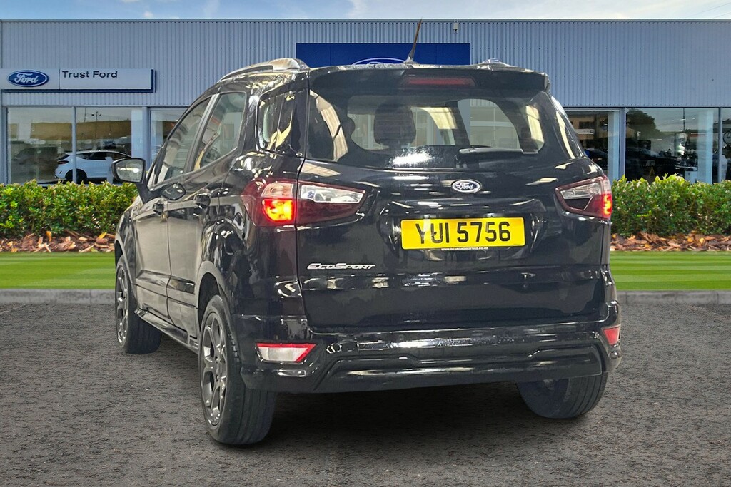 Ford Ecosport 1.0 Ecoboost 125 St-line 5Dr- Parking Sensors Ca YUI5756 Black #2