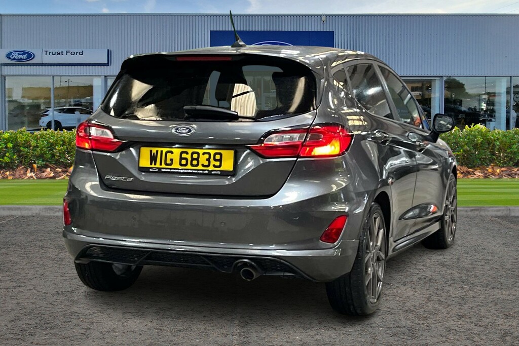 Ford Fiesta 1.0 Ecoboost St-line 5Dr- Apple Car Play WIG6839 Grey #4