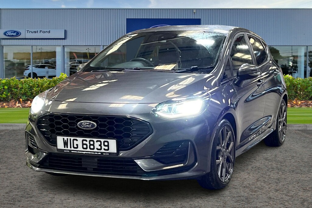 Ford Fiesta 1.0 Ecoboost St-line 5Dr- Apple Car Play WIG6839 Grey #5