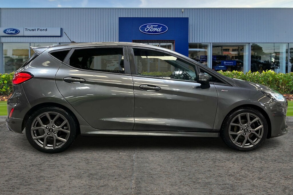 Ford Fiesta 1.0 Ecoboost St-line 5Dr- Apple Car Play WIG6839 Grey #3