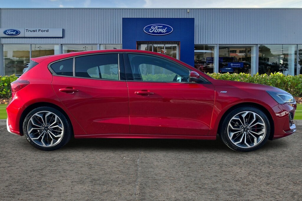 Ford Focus 1.0T Ecoboost Mhev St-line X Hatchback SG75WZB Red #3