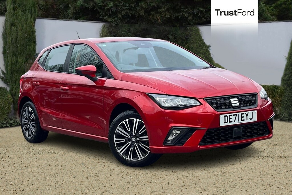 Seat Ibiza 1.0 Tsi 95 Se Technology Low Running Costs App Red