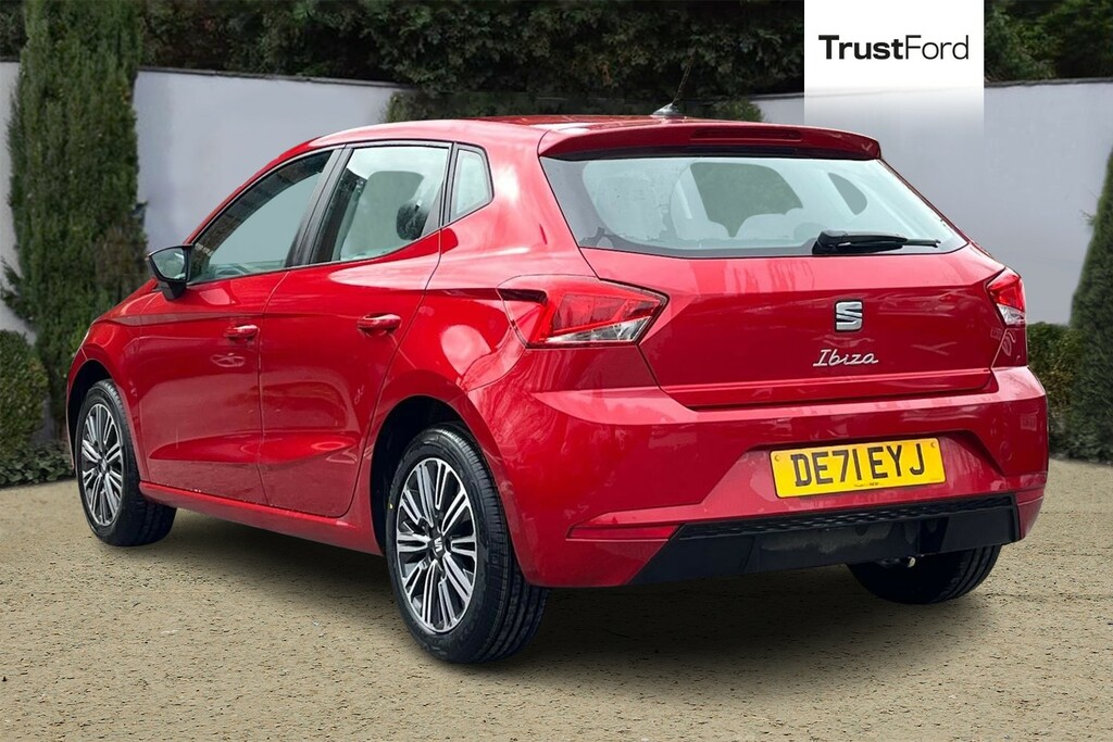 Seat Ibiza 1.0 Tsi 95 Se Technology Low Running Costs App DE71EYJ Red #2