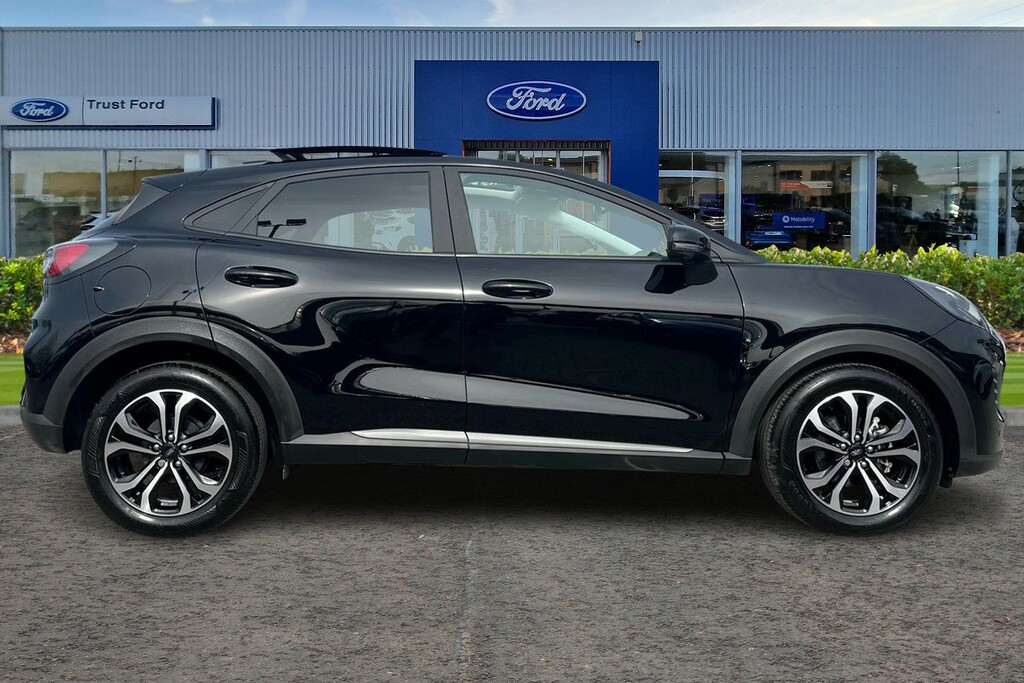 Ford Puma 1.0T Ecoboost Mhev Titanium Suv Hybrid EO25TBU Black #3