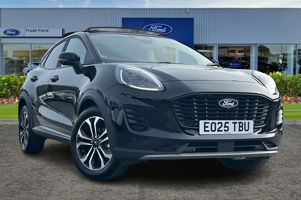 Ford Puma 1.0T Ecoboost Mhev Titanium Suv Hybrid Black