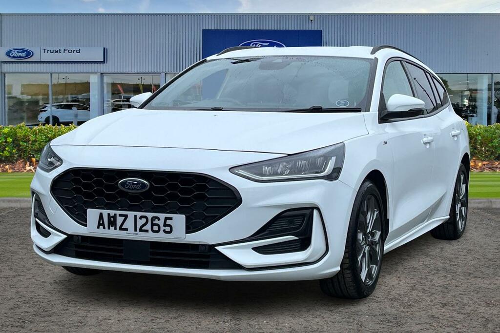 Ford Focus 1.0 Ecoboost Hybrid Mhev 155 St-line AMZ1265 White #5