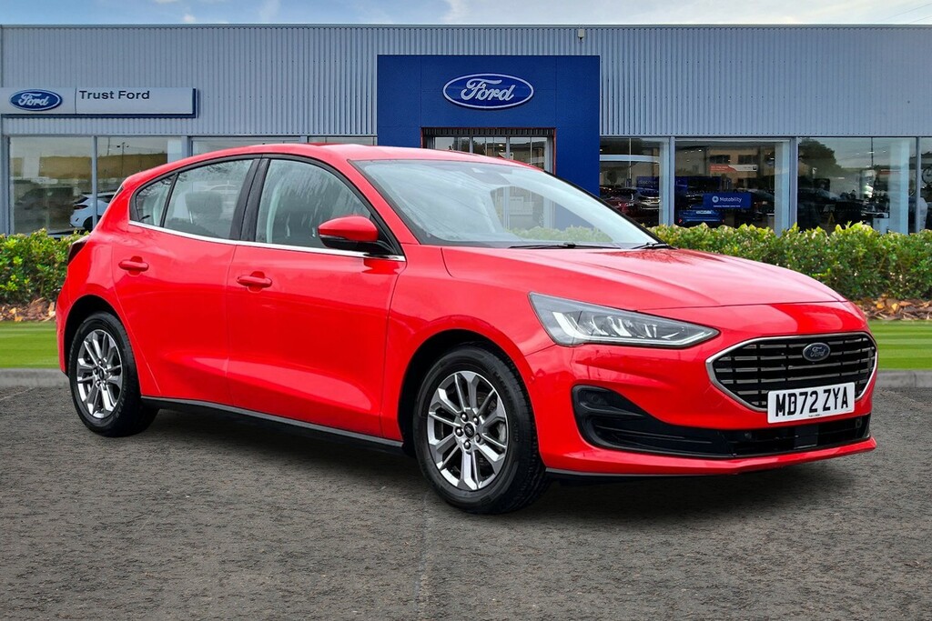 Ford Focus Titanium Rear View Camera Sync 4 Touchscreen N Red