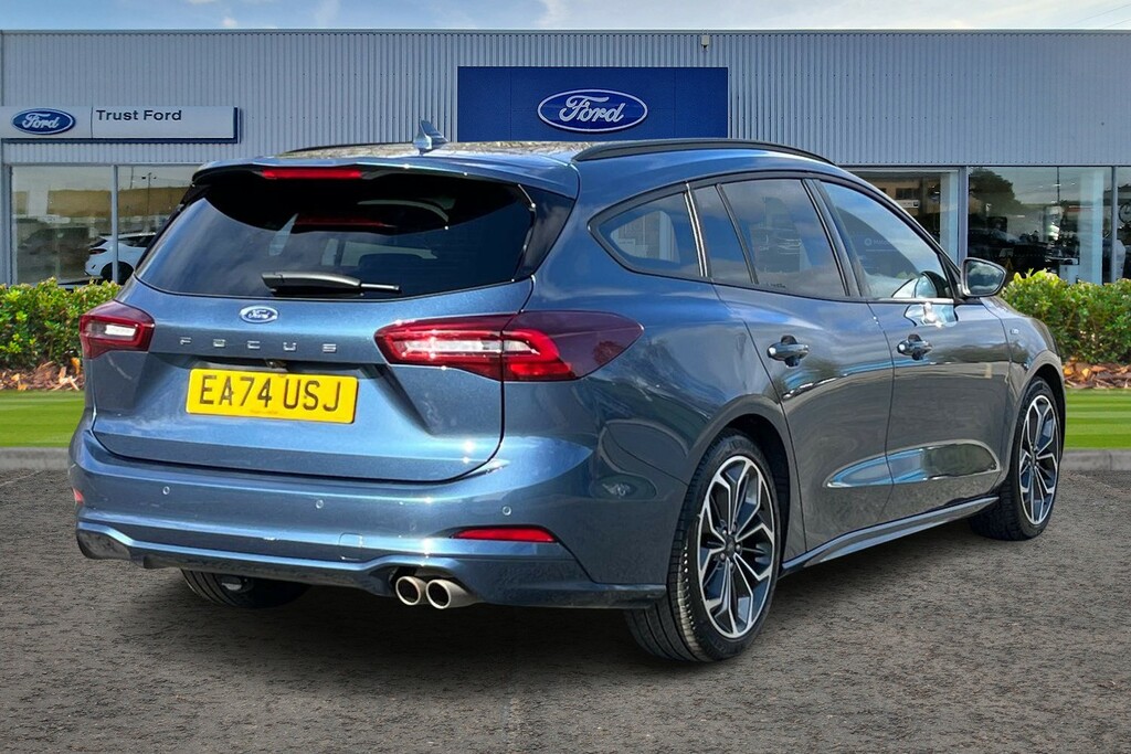 Ford Focus 1.0 Ecoboost Hybrid Mhev 155 St-line X EA74USJ Blue #4
