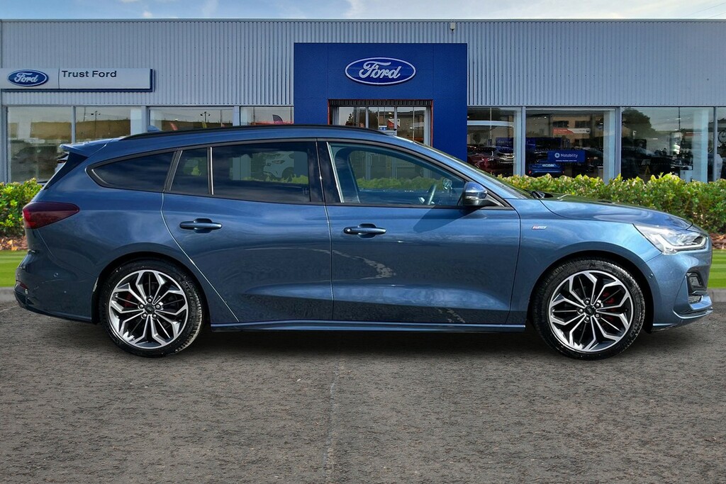 Ford Focus 1.0 Ecoboost Hybrid Mhev 155 St-line X EA74USJ Blue #3