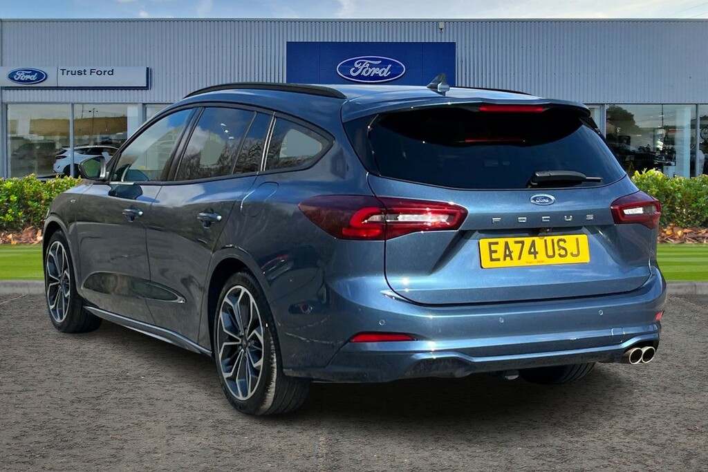 Ford Focus 1.0 Ecoboost Hybrid Mhev 155 St-line X EA74USJ Blue #2