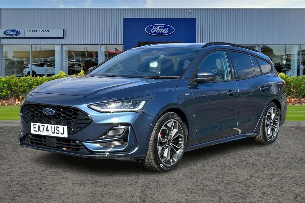 Ford Focus 1.0 Ecoboost Hybrid Mhev 155 St-line X EA74USJ Blue #5
