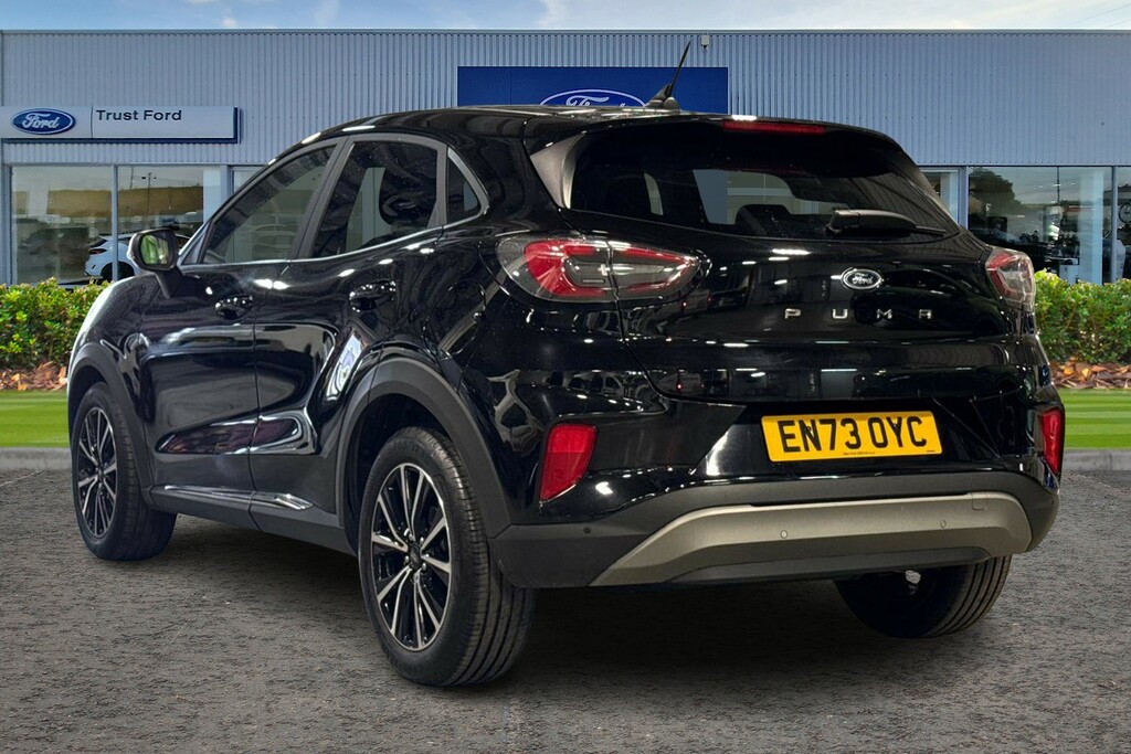 Ford Puma 1.0 Ecoboost Hybrid Mhev Titanium EN73OYC Black #2