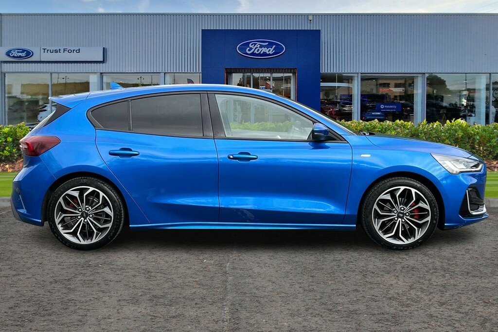 Ford Focus 1.0 Ecoboost Hybrid Mhev 155 St-line Vignale YW72CRU Blue #3
