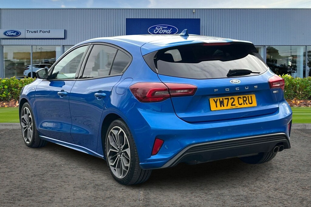 Ford Focus 1.0 Ecoboost Hybrid Mhev 155 St-line Vignale YW72CRU Blue #2