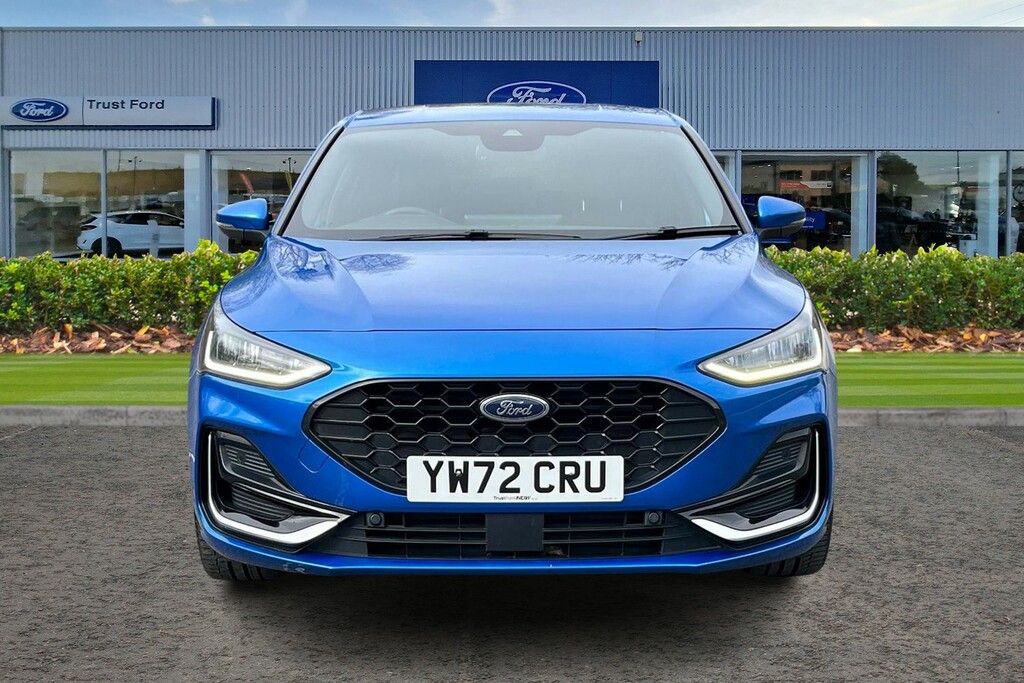 Ford Focus 1.0 Ecoboost Hybrid Mhev 155 St-line Vignale YW72CRU Blue #6