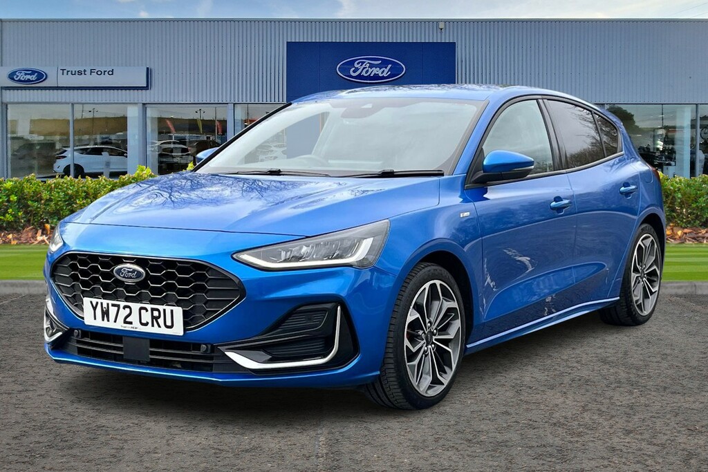 Ford Focus 1.0 Ecoboost Hybrid Mhev 155 St-line Vignale YW72CRU Blue #5