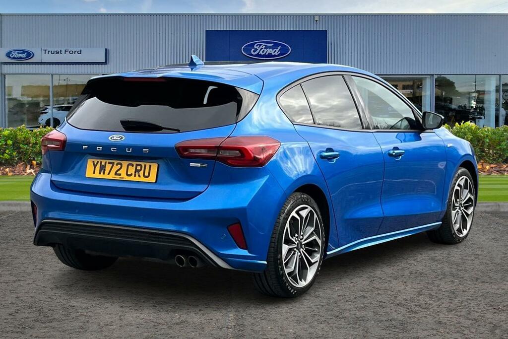 Ford Focus 1.0 Ecoboost Hybrid Mhev 155 St-line Vignale YW72CRU Blue #4