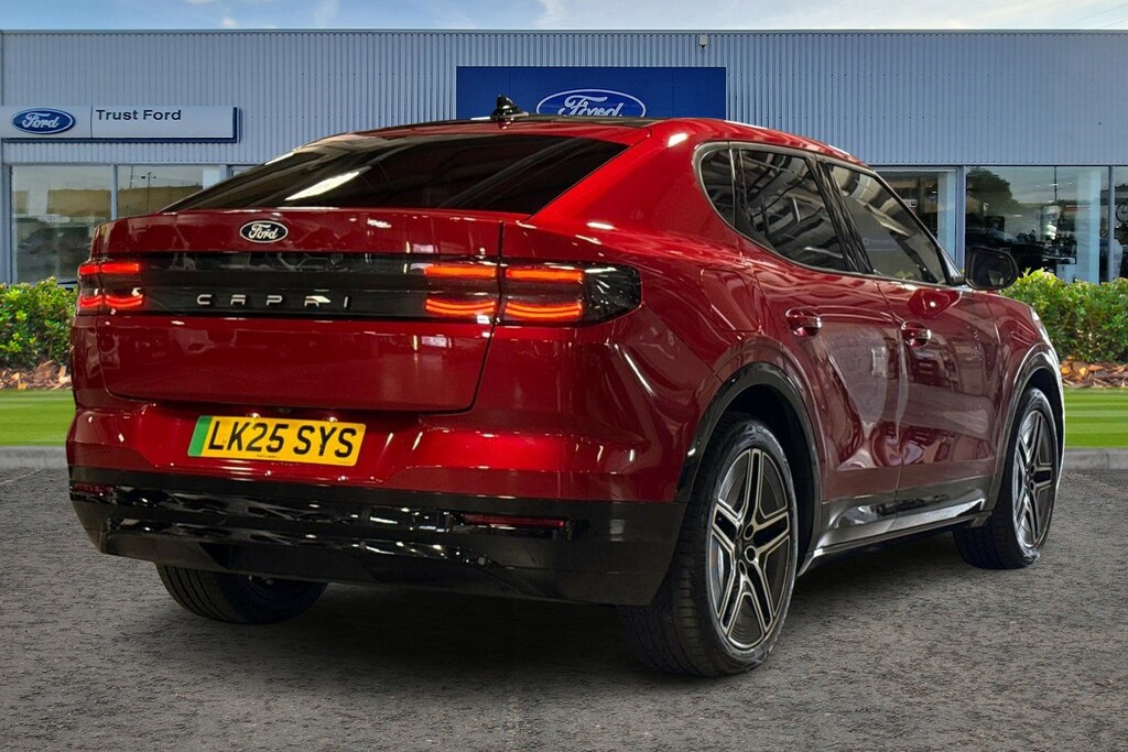 Ford Capri Extended Range 77Kwh Premium Suv LK25SYS Red #4