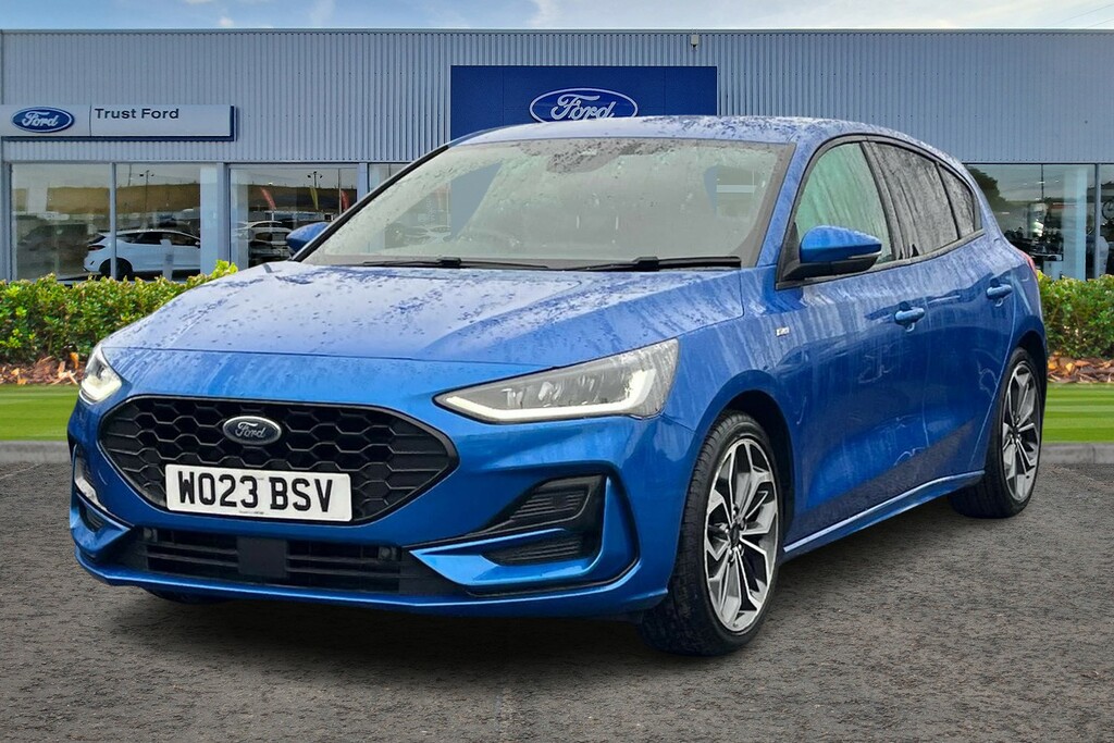 Ford Focus 1.0 Ecoboost Hybrid Mhev 155 St-line X - Heate WO23BSV Blue #5