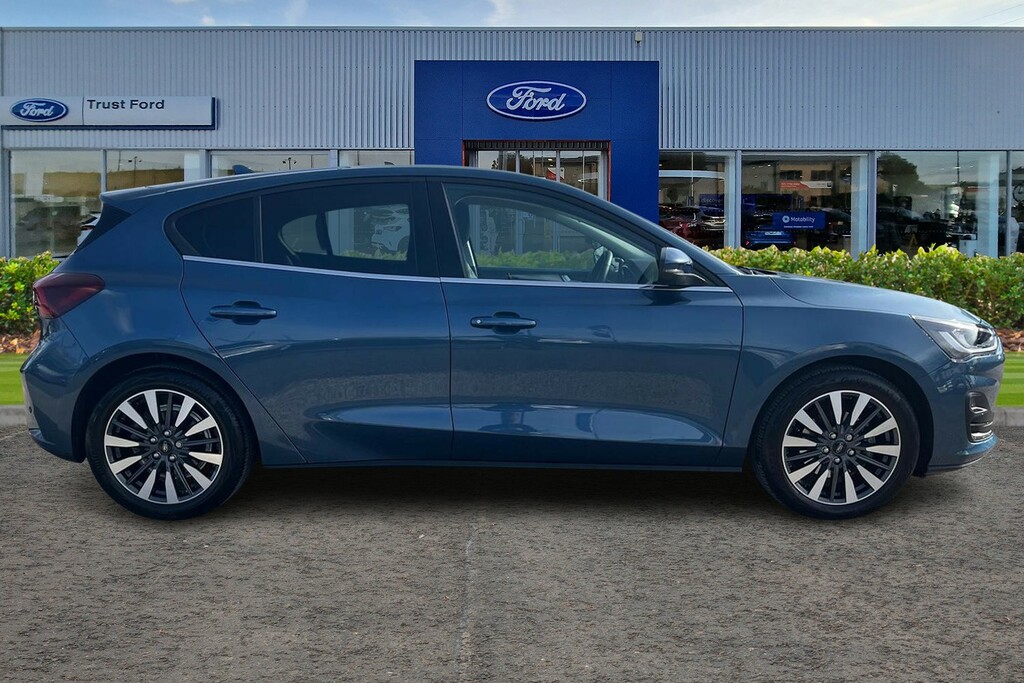 Ford Focus 1.0 Ecoboost Titanium X Sync 4 - Heated Sea BC73CVY Blue #3