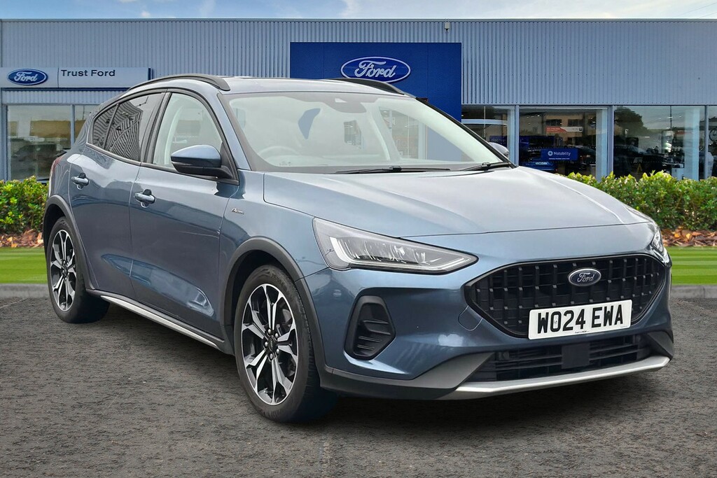 Ford Focus 1.0 Ecoboost Hybrid Mhev Active X With Sat Nav Blue