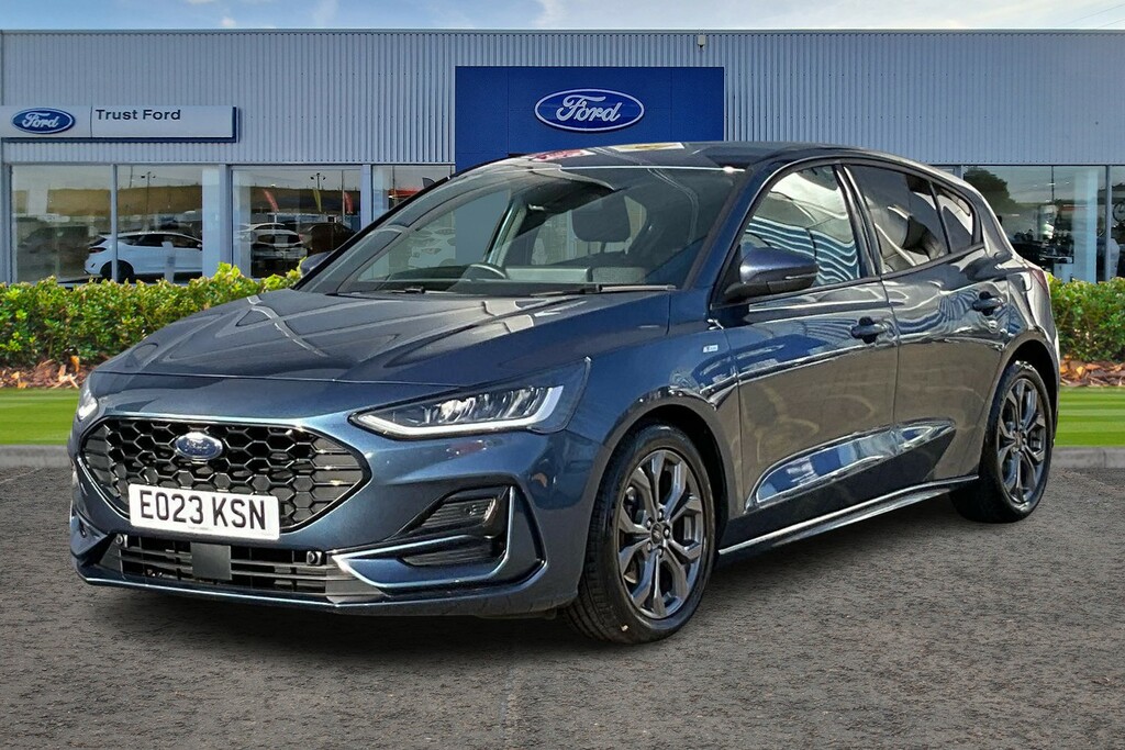 Ford Focus 1.0T Ecoboost Mhev St-line Hatchback Hy EO23KSN Blue #5