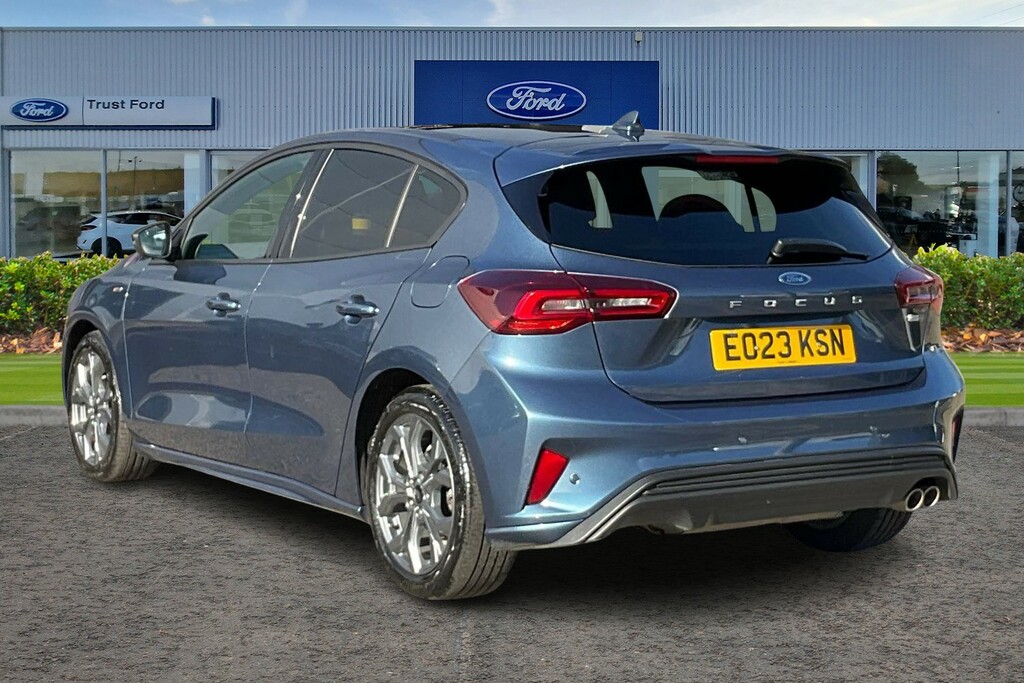 Ford Focus 1.0T Ecoboost Mhev St-line Hatchback Hy EO23KSN Blue #2