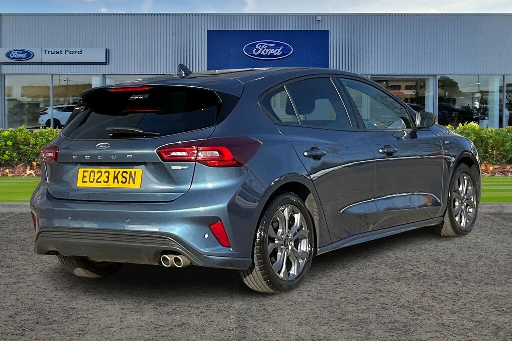Ford Focus 1.0T Ecoboost Mhev St-line Hatchback Hy EO23KSN Blue #4