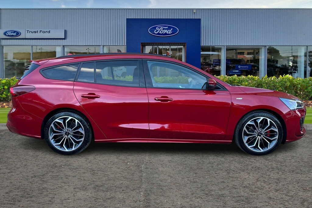 Ford Focus 1.0T Ecoboost Mhev St-line X Estate Hyb EA25UYU Red #3