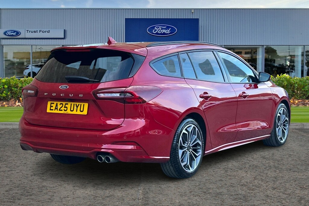 Ford Focus 1.0T Ecoboost Mhev St-line X Estate Hyb EA25UYU Red #4