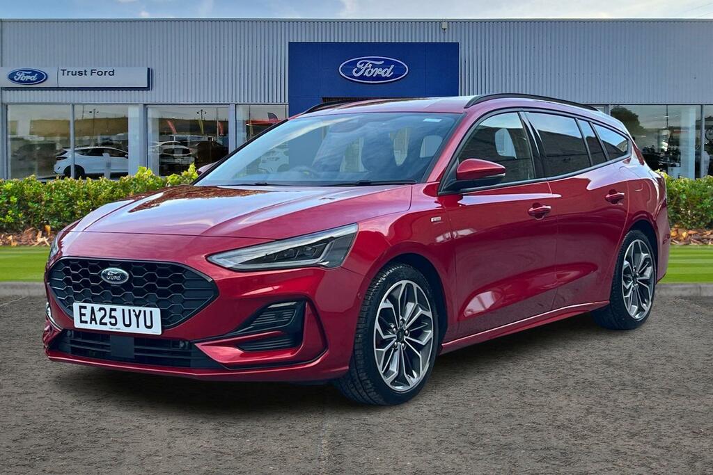 Ford Focus 1.0T Ecoboost Mhev St-line X Estate Hyb EA25UYU Red #5