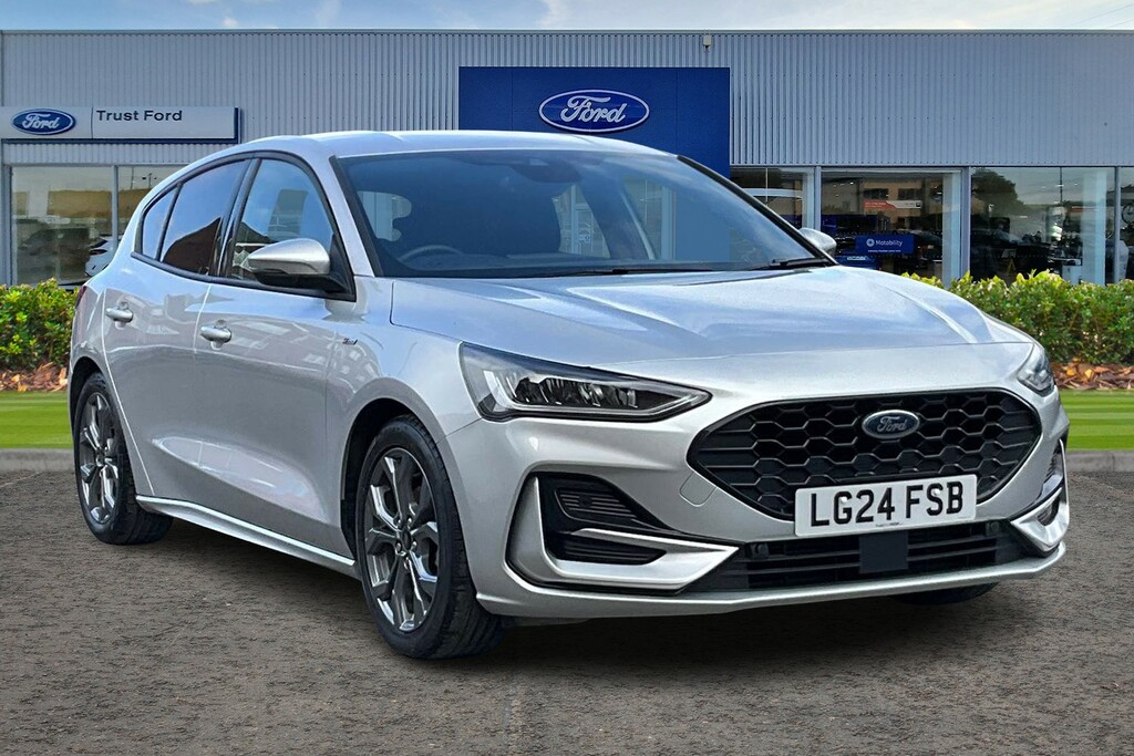 Ford Focus 1.0 Ecoboost Hybrid Mhev St-line 5Drfront Rear Silver