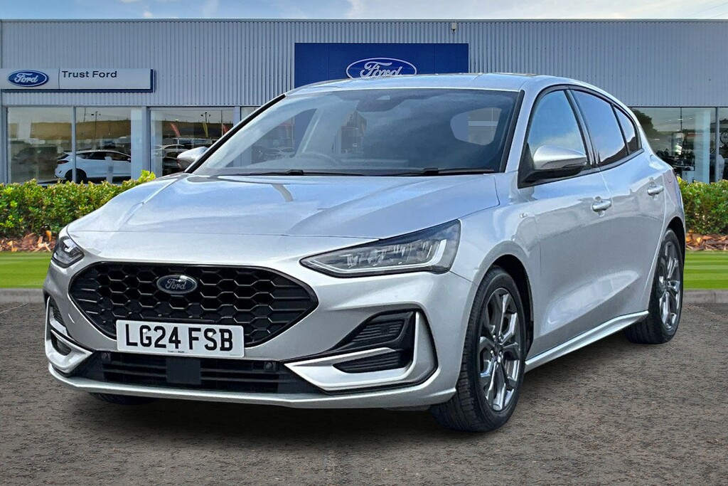 Ford Focus 1.0 Ecoboost Hybrid Mhev St-line 5Drfront Rear LG24FSB Silver #5