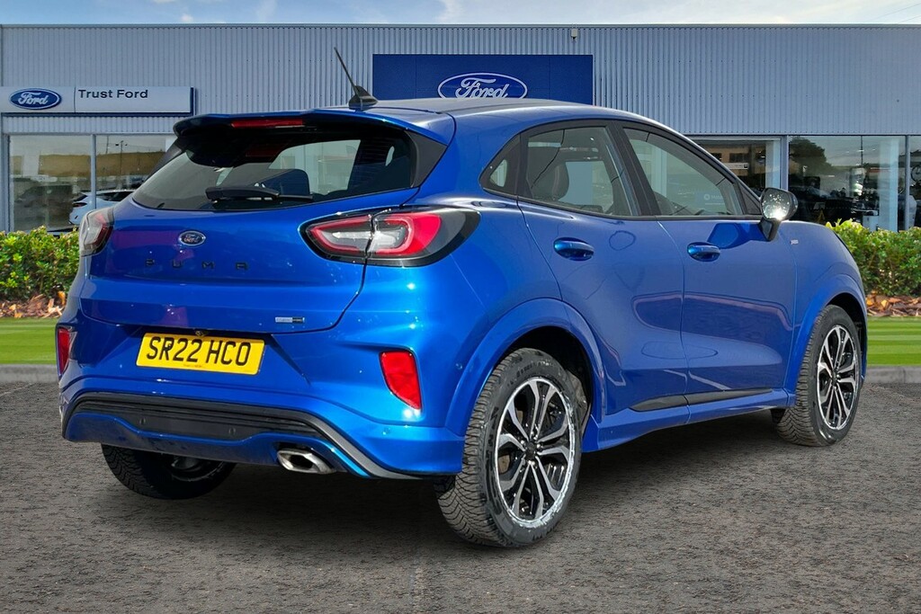 Ford Puma 1.0 Ecoboost Hybrid Mhev St-line Dct SR22HCO Blue #4
