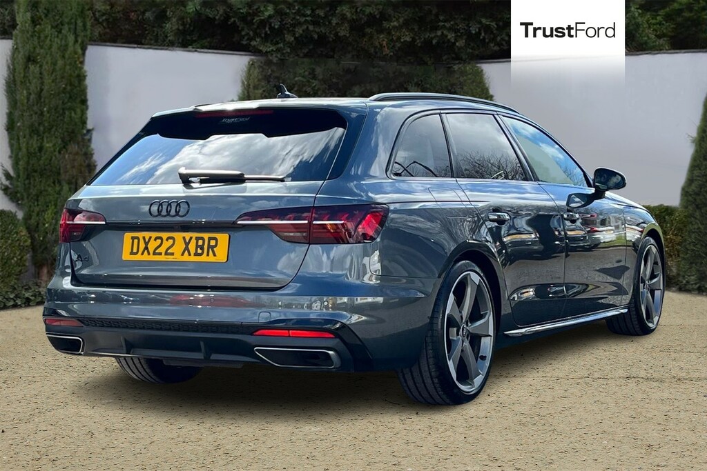 Audi A4 40 Tfsi 204 Black Edition S Tronic Heated S DX22XBR Grey #4