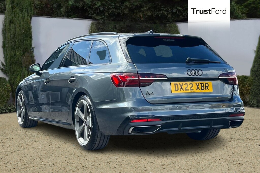 Audi A4 40 Tfsi 204 Black Edition S Tronic Heated S DX22XBR Grey #2