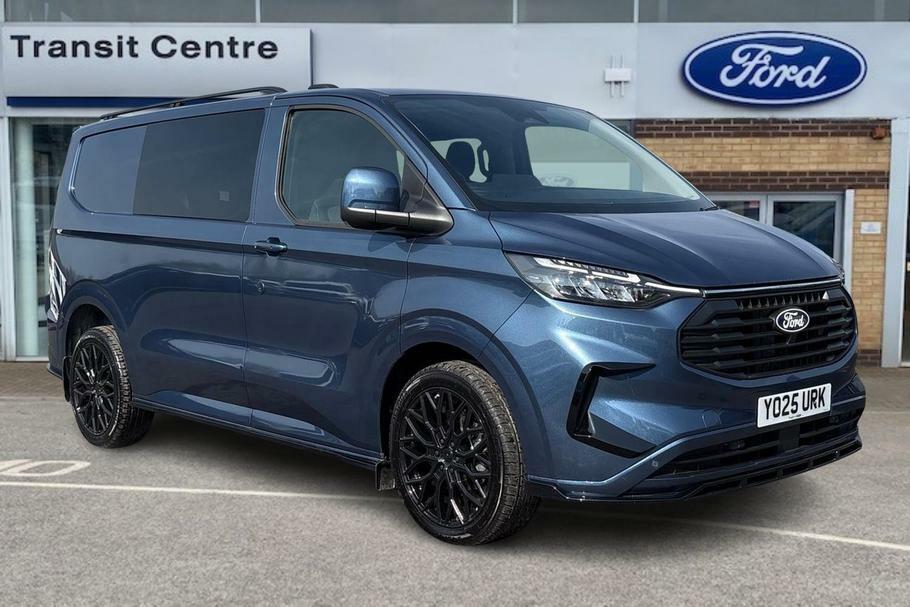 Ford Transit Custom 300 Limited L1 Swb Double Cab In Van Fwd 2.0 Blue