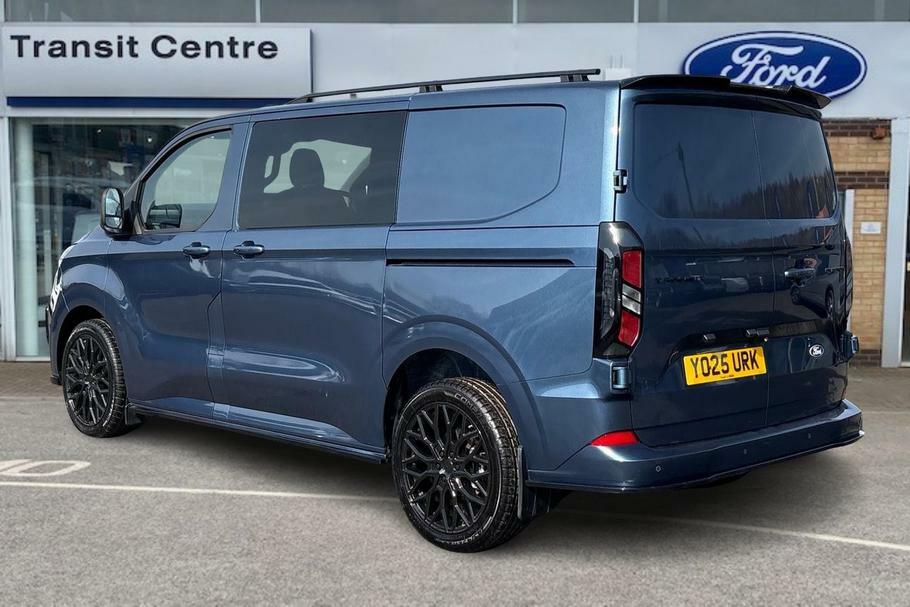 Ford Transit Custom 300 Limited L1 Swb Double Cab In Van Fwd 2.0 YO25URK Blue #2