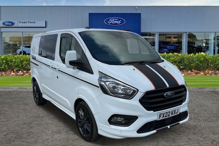 Ford Transit Custom 320 Sport L1 Swb Double Cab In Van Fwd 2.0 Ecoblue FX22KXJ White