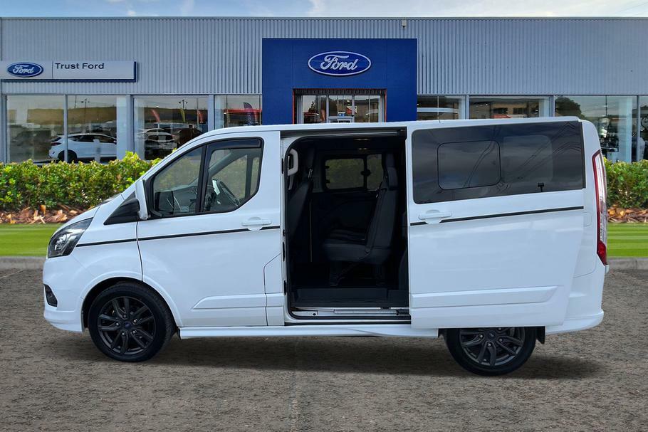 Ford Transit Custom 320 Sport L1 Swb Double Cab In Van Fwd 2.0 Ecoblue FX22KXJ White #4