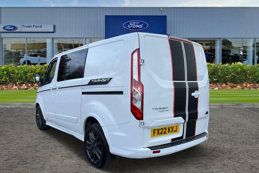 Ford Transit Custom 320 Sport L1 Swb Double Cab In Van Fwd 2.0 Ecoblue FX22KXJ White #2