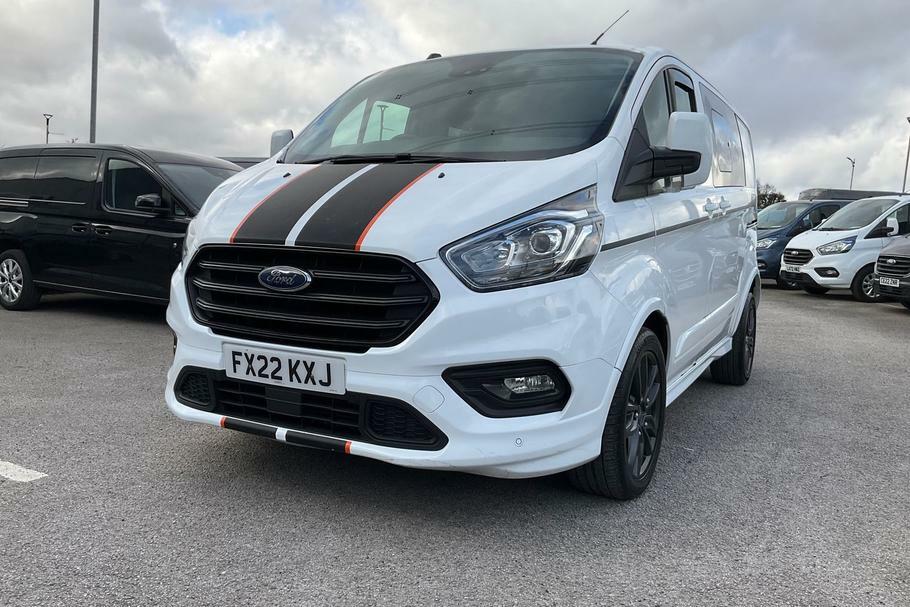 Ford Transit Custom 320 Sport L1 Swb Double Cab In Van Fwd 2.0 Ecoblue FX22KXJ White #6