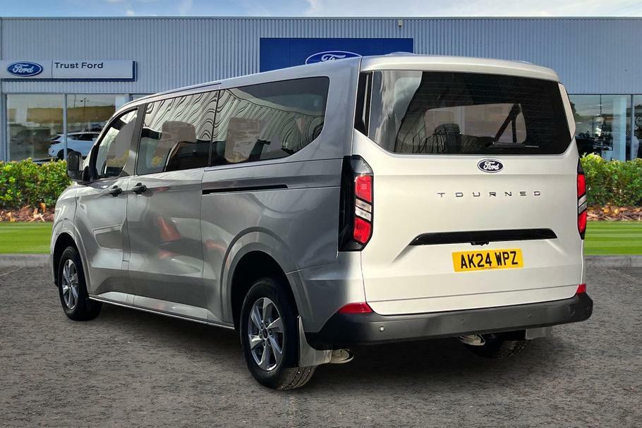 Ford Tourneo Custom 320 Zetec L2 Lwb 8 Seat Minibus 2.0 Ecoblue 136Ps Silver #2