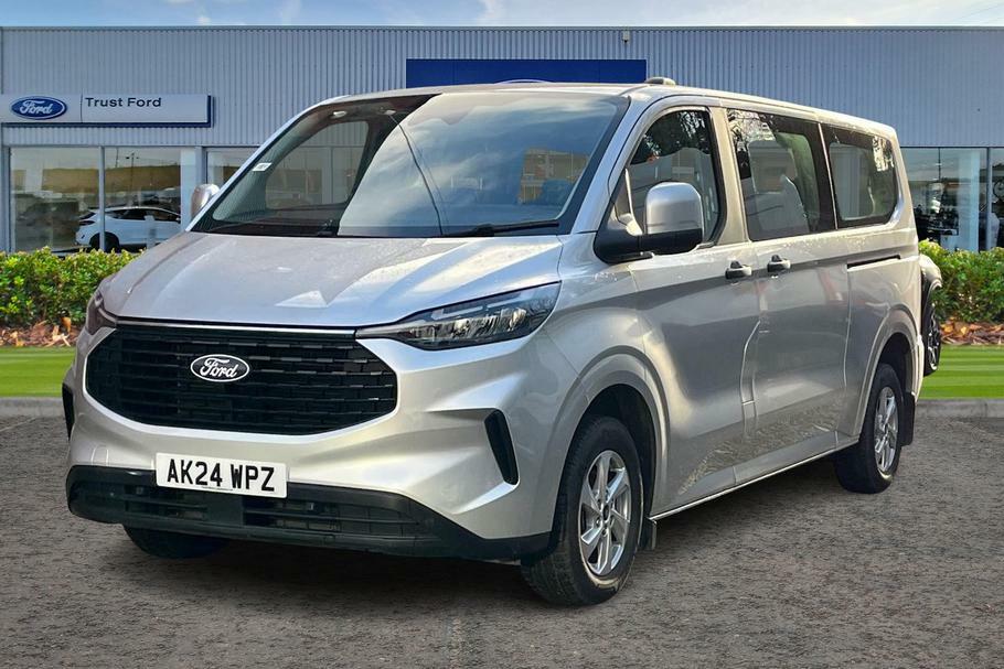 Ford Tourneo Custom 320 Zetec L2 Lwb 8 Seat Minibus 2.0 Ecoblue 136Ps Silver #5