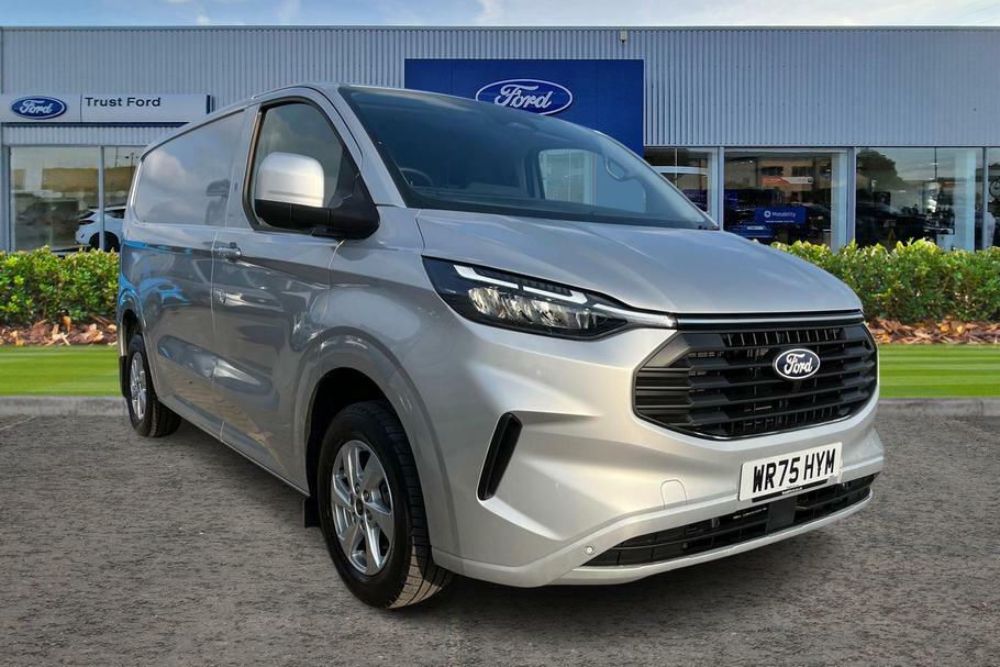 Ford Transit Custom 280 Limited L1 Swb Fwd 2.0 Ecoblue 136Ps Low Roof Silver